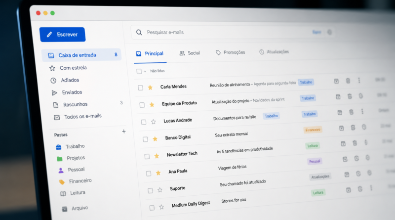 Como organizar a caixa de entrada do e mail e ganhar produtividade