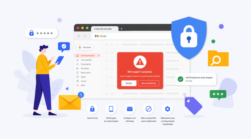 Como proteger sua conta de e mail
